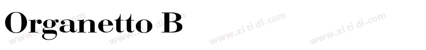Organetto Bold Ext字体转换